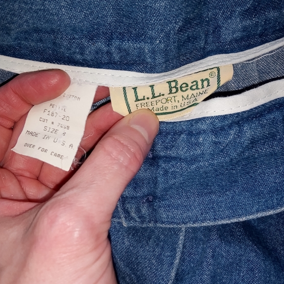 Vintage L.L. Bean 90's A-Line Skirt Petite - Picture 2 of 5